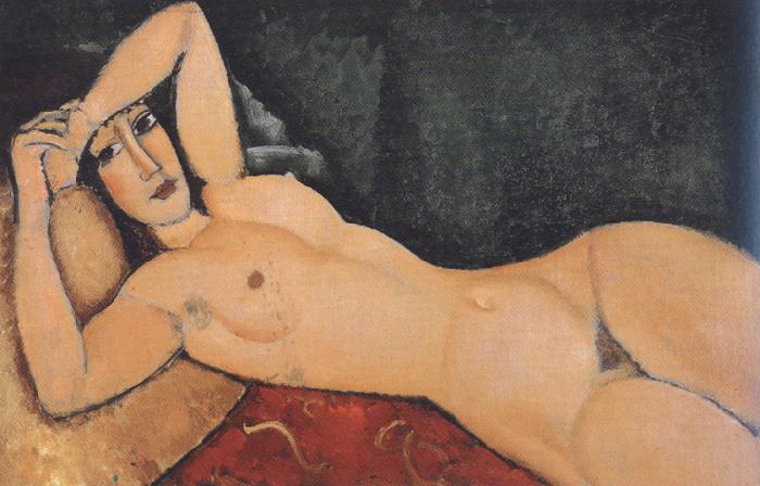 Amedeo Modigliani Recling Nude with Arm Across Her Forehead (mk39)